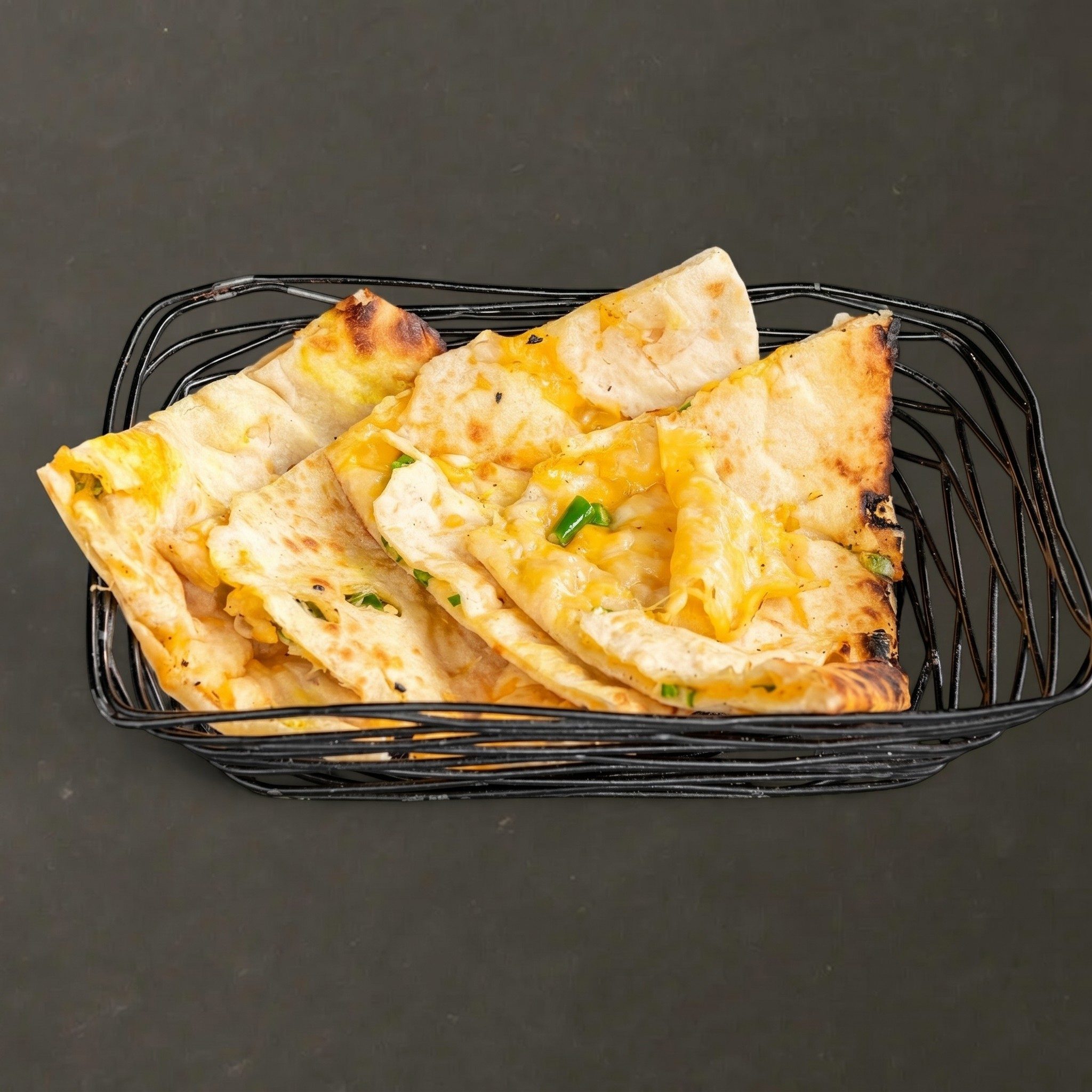 Cheese Chili Kulcha.