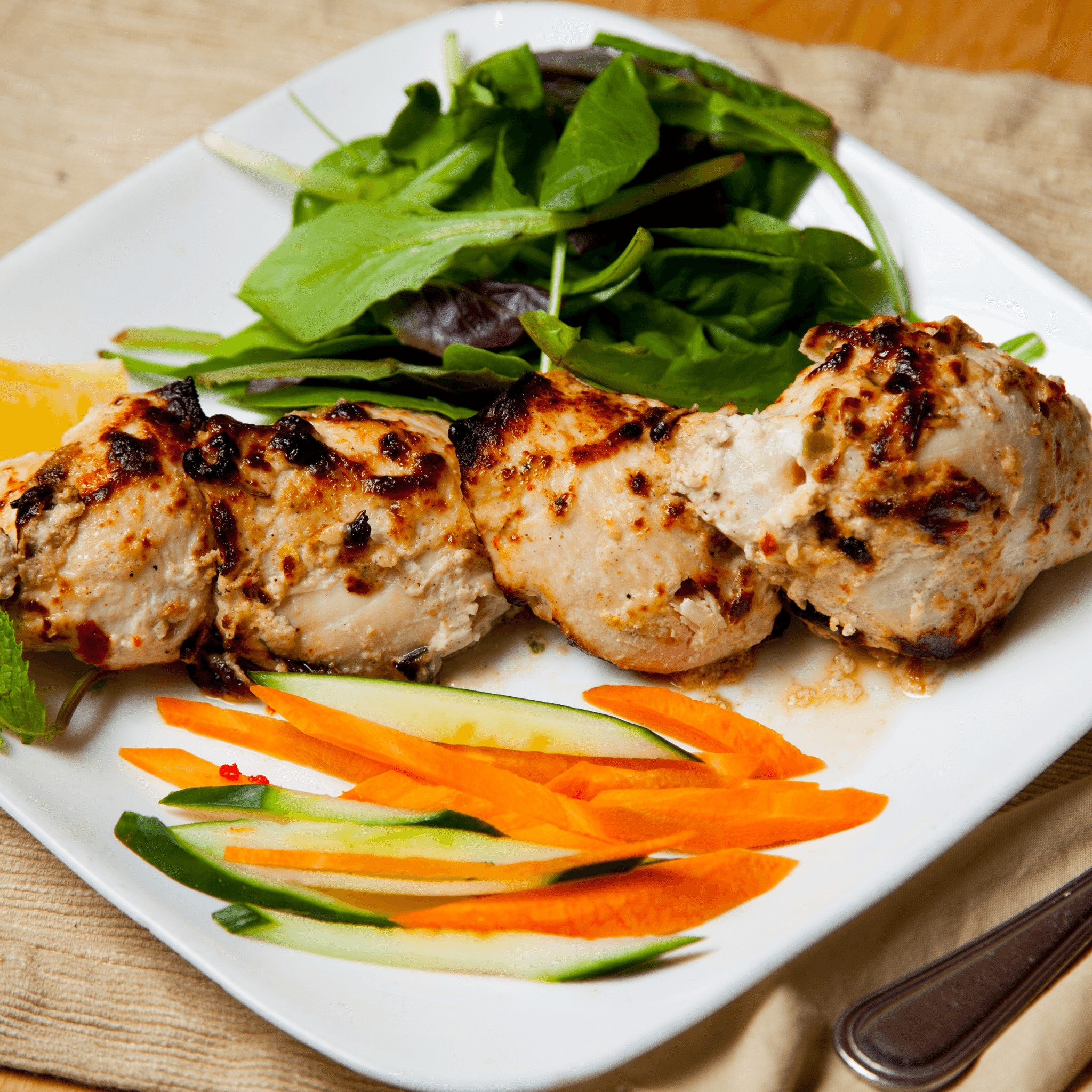 Malai Chicken Tikka.