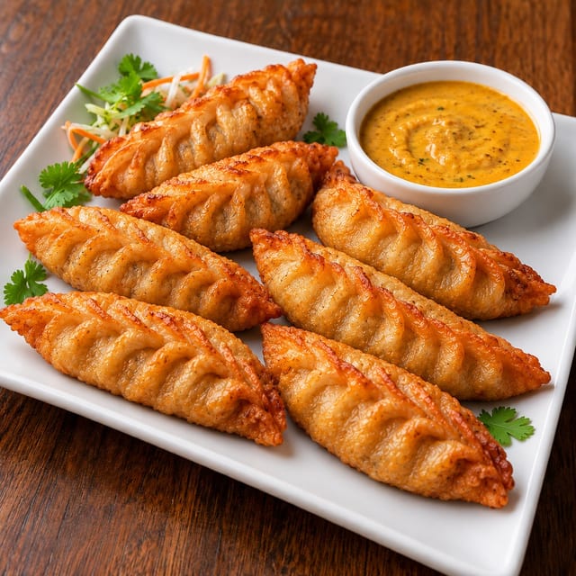 Fried Chicken Mo:Mo (8 pcs).