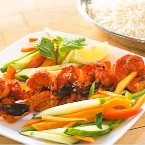 Tandoori Prawns.