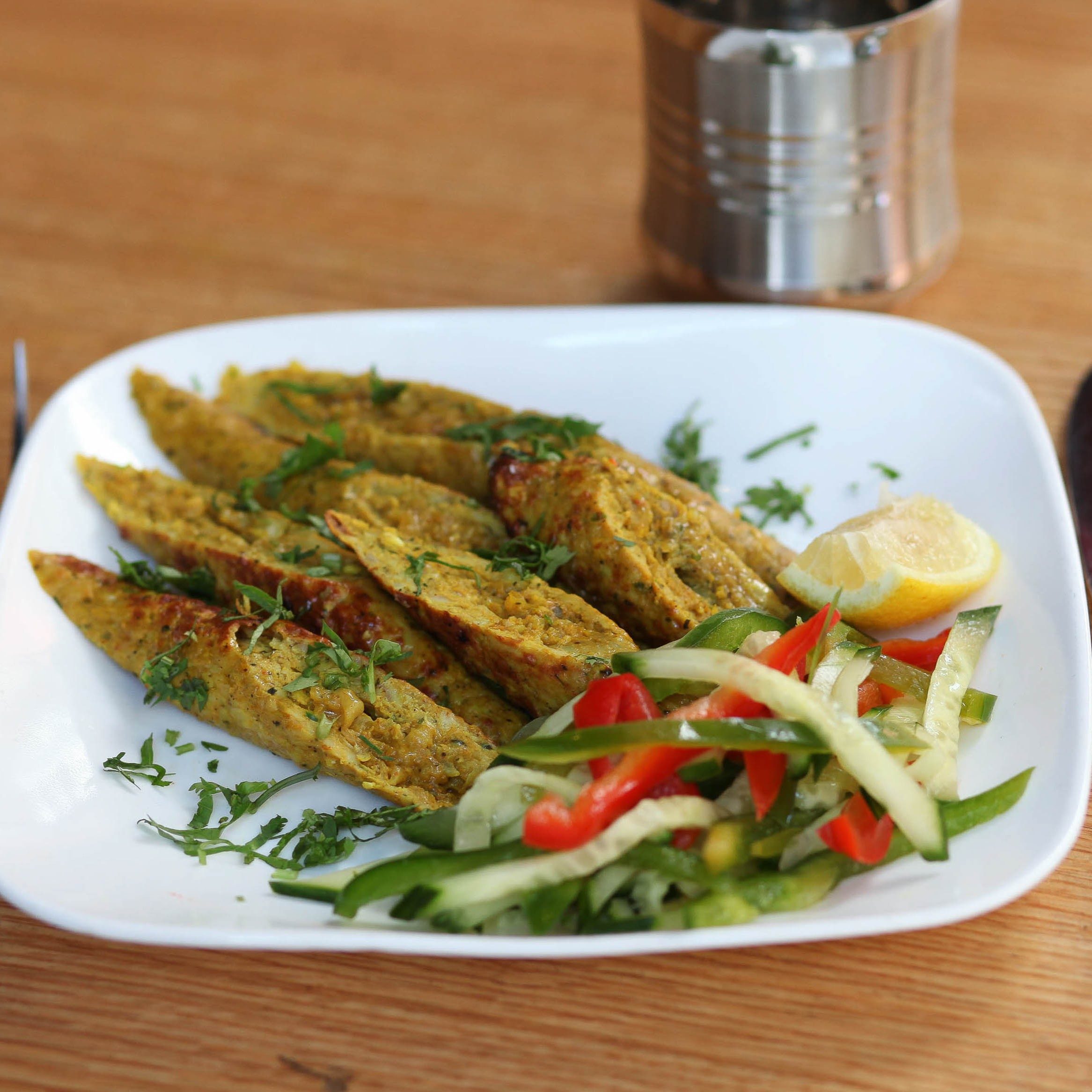 Chicken Reshmi Kebab.