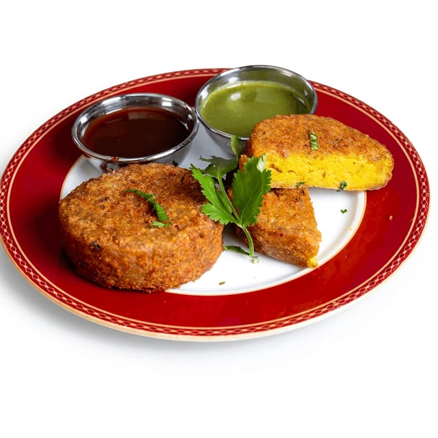 Aloo Tikki / Potato Patties (2 pcs).