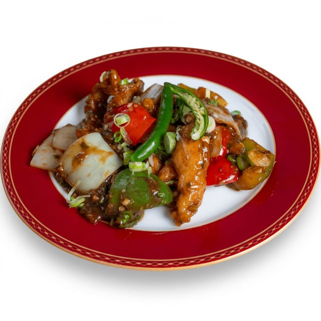 Garlic-Chili Chicken.