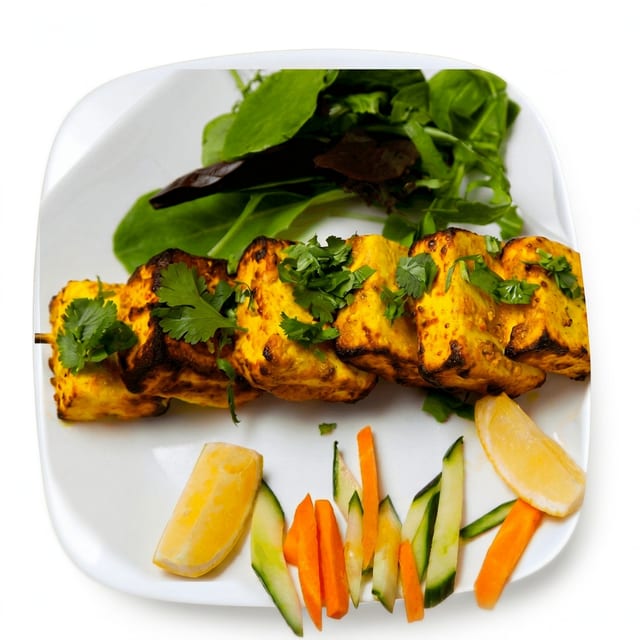 Kesari Paneer Tikka.